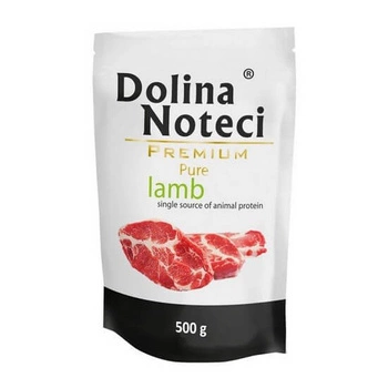 DOLINA NOTECI Premium Pure Jagnięcina - mokra karma dla psa - saszetka 500g