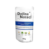 DOLINA NOTECI Premium - mokra karma dla psa z dorszem i brokułami - saszetka 150g