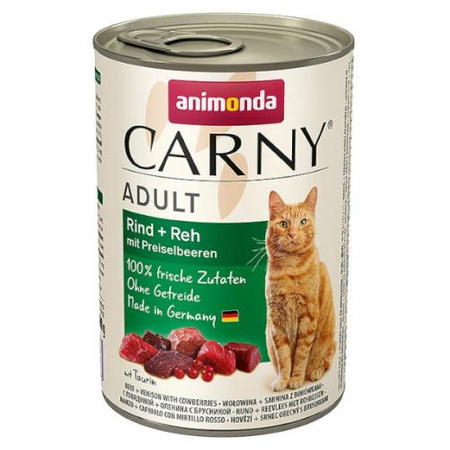 ANIMONDA Carny Indyk Z Wątróbką - mokra karma dla kota - puszka 400g