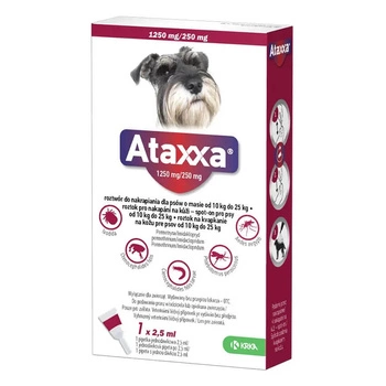 ATAXXA Roztwór Do Nakrapiania Dla Psów 10-25kg 1x2,5ml