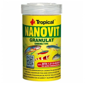 TROPICAL Nanovit - pokarm dla narybku granulat 100ml