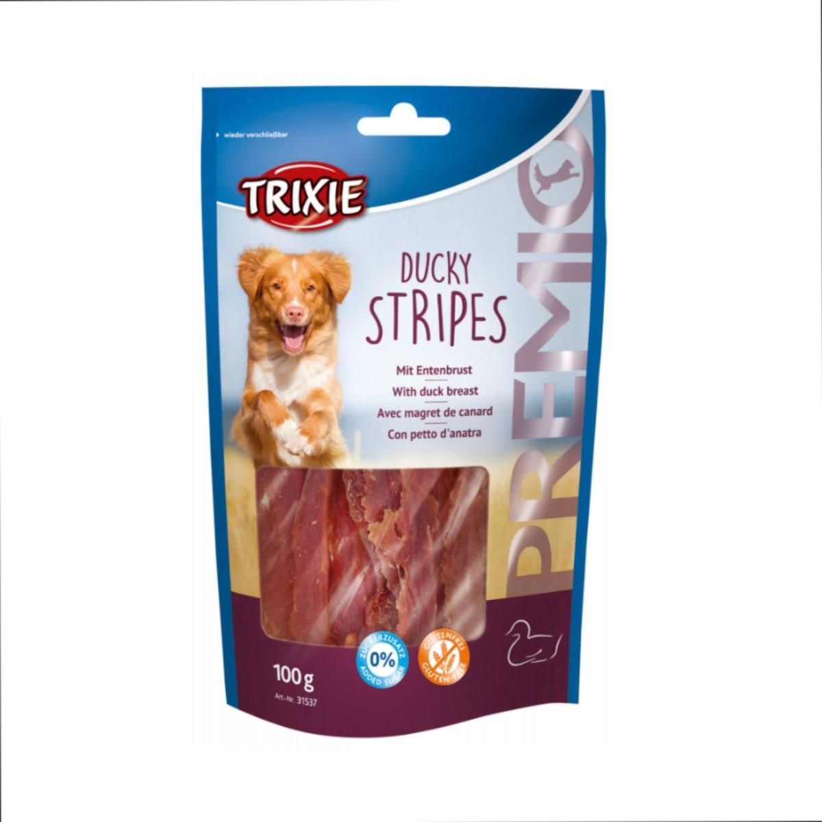 TRIXIE Premio Ducky Stripes Light - przysmak dla psa 100g - 31537