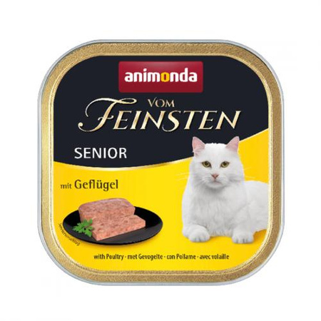 ANIMONDA Vom Feinsten Senior - mokra karma dla kota - jagnięcina - miseczka 100g