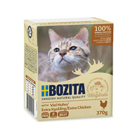 BOZITA Cat z kurczakiem w galarecie - mokra karma dla kota - kartonik 370g