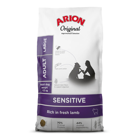 ARION Original Adult Sensitive Large Lamb - sucha karma dla psa 12kg