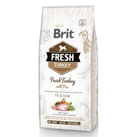 BRIT Fresh Turkey With Pea Light Fit&Slim - sucha karma dla psa 12kg