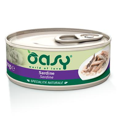 OASY Natural Sardynki - mokra karma dla kota - puszka 70g