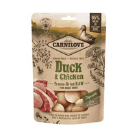 CARNILOVE Dog Raw Freeze-Dried Snacks Duck & Chicken - przysmak dla psa 60g