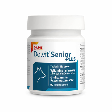 DOLFOS Dolvit Senior Plus Mini - preparat witaminowy dla psa 90tabl.