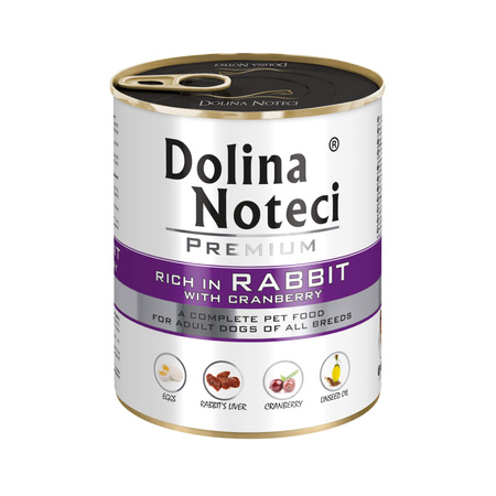 DOLINA NOTECI Premium MIX SMAKÓW - mokra karma dla psa - puszka 20 x 800g