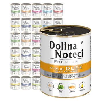 DOLINA NOTECI Premium MIX SMAKÓW - mokra karma dla psa - puszka 30 x 800g