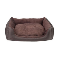 AMIPLAY Sofa Aspen - Legowisko dla psa brązowe 58 x 46 x 17 cm