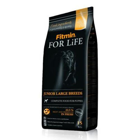 FITMIN Dog For Life Junior Large - sucha karma dla psa 15kg