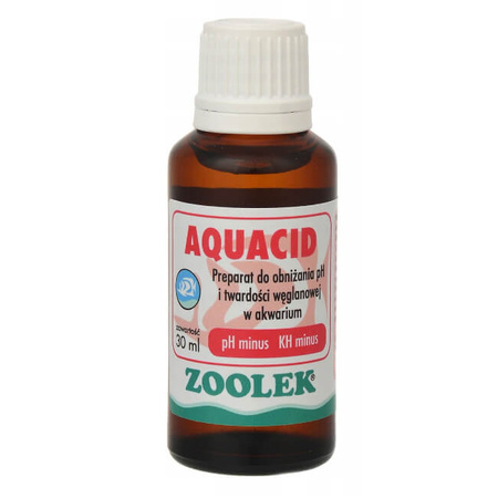 ZOOLEK Aquacid - obniżanie pH wody i twardości węglanowej 30 ml